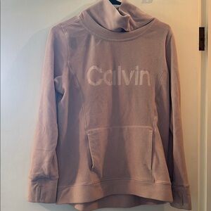 Calvin Klein Performance Pink Cowl Neck Sweater